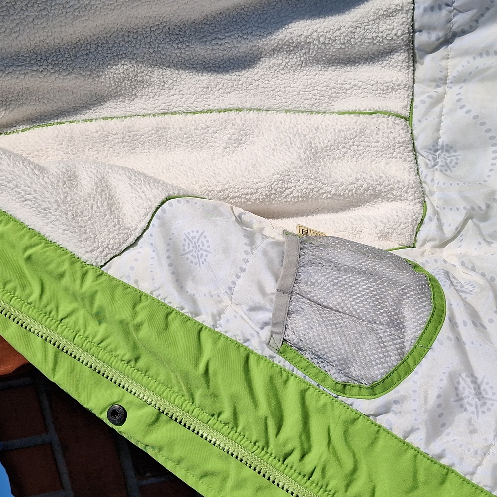 Columbia Ski Coat Lime Green Womens size Small - Picture 3 of 4